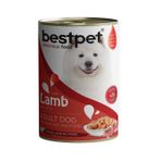 Bestpet 400 gr Yetişkin Köpekler İçin Taze Kuzu Parça Etli ve Soslu Yaş Mama