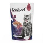 Bestpet Adult Jelly 85 gr Pouch Kuzulu Kedi Maması