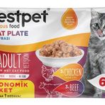 Bestpet Multipack 6x85 gr Sığır ve Tavuklu Kedi Konservesi
