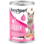 Bestpet Tavuklu ve Sütlü 400 gr Yavru Kedi Konservesi