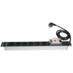 Bestrack Rack 2 m 6'lı Kabin Sigortalı Aliminyum Priz