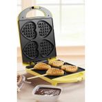 Bestron 700W Stick Kalpli Waffle Maker Lüks Retro Waffle Makinesi - Sarı