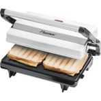 Bestron Elektrikli Panini ve Sandviç Makinesi,yapışmaz Izgara, Cool Touch Sap, Damlama Tepsili - Beyaz