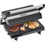 Bestron Elektrikli Panini ve Tost Makinesi,yapışmaz Izgara, Cool Touch Sap, Damlama Tepsili - Siyah
