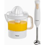 Bestron Nordic Home Elektrikli Retro Meyve Sıkacağı & El Blender Seti - Beyaz