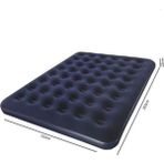 Bestway 2 Kişilik Şişme Yatak 203X152 Cm, Pratik ve Rahat Uyku Konforu - Seçenek 1 - Açık Bej