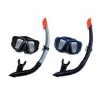 Bestway 24021 Silikon ve Tempered Cam 6 Maske + Şnorkel Set