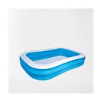 Bestway 262X175X51CM Şişme Havuz 54006 Renkli Tasarım ve Ekstra Geniş Yan Duvarlar - Mavi