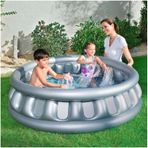 Bestway 51080 Şişme Havuz 152x43cm Metalik Gri Siyah