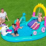 Bestway 53097 Unicornlu Kaydıraklı Potalı Fıskiyeli Havuz