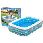 Bestway 54120 Çiçek Desenli Aile Havuzu 229X152x56cm Şişme Havuz