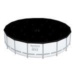 Bestway 5,49m PVC havuz örtüsü 549 cm çapındaki yuvarlak yer üstü havuzlar için 555 cm çap