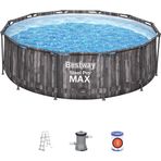 BESTWAY ® 5614X Steel Pro MAX™ Yer Üstü Prefabrik Havuz Seti 3,66 m x 1,00 m