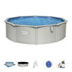 BESTWAY ® 56384 Hydrium™ Çelik Duvarlı Prefabrik Yer Üstü Havuz Seti 4,57 M X 1,22 M