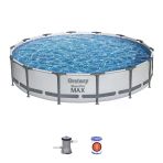 BESTWAY ® 56595 Steel Pro Max™ Prefabrik Yer Üstü Havuz Seti 4,27 M X 84 Cm
