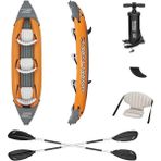 Bestway 65132 Rapid X3 Hydroforce 3 Kişilik Şişme Kano 381X100X44 cm - Renkli - 381 x 100 x 44 cm