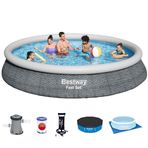 Bestway BW 516 Büyük 457x84 cm Şişme Havuz Seti