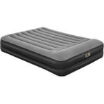 Bestway Çift Kişilik Elektrikli Pompa Entegreli Kendinden Yastıklı Çift Kişilik Şişme Yatak 203x152x46cm - Gri