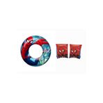 BESTWAY Co-98003-1 Lisanslı Spiderman Havuz Deniz Simit Kolluk Seti 2’li Set