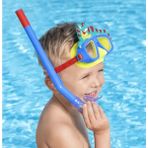 Bestway Çocuk Deniz Havuz Yüzücü Dalış Gözlüğü Şnorkel Set 3+ Yaş Su Sızdırmaz Uv Korumalı Geniş Görüş Açılı Figürlü - Standart - Mavi