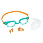 Bestway Çocuk Yüzücü Gözlüğü, Burun Ve Kulak Tıkacı 3 Ü 1 Arada Havuz Seti Deniz Gözlüğü Havuz Gözlüğü