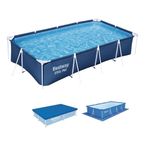 BESTWAY DİKDÖRTGEN PREFABRİK HAVUZ SET BW451 56405 400x211x81cm