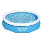 Bestway Fast Set Ayaklı Havuz Pompasız 305 x 66 cm, Mavi, Yuvarlak