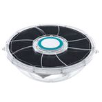 Bestway FloatBright havuz fıskiyesi, güneş enerjisiyle çalışan LED ışık, çap 19,5 x 18,2 x 6,8 cm, IP67, 7 renkli, 9 ışık modu, otomatik kapanma, 50 cm su çeşmesi, lityum pil, otomatik ışık