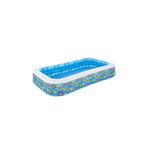 BESTWAY Funky Floral Şişme Aile Havuzu Jumbo Boy, 305x183x56 cm, Çiçek Desenli