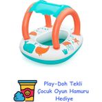 Bestway Gölgeli Konfor Peluş Bebek Teknesi 33 x 26 Inç Veya 84 x 67 cm + Play-Doh Oyun Hamuru