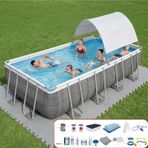 Bestway Gölgelikli Prefabrik Full Havuz Seti 488X244x122cm Bw575 56996