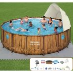 Bestway Gölgelikli Prefabrik Full Havuz Seti 549X122cm Bw564 56977