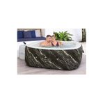 BESTWAY Lay-z-spa® 6001f Hollywood Energy-efficient Luxe Airjet™ Şişme Spa Havuzu, Led Işıklı, 4-6 Kişilik