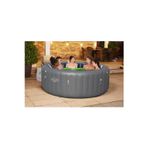 BESTWAY Lay-Z-Spa® 6001T Santorini Smart HydroJet Pro™ Enerji Tasarruflu Şişme Spa Havuzu, Mobil Uygulama Ko
