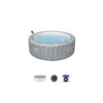BESTWAY Lay-Z-Spa® Bali Smart AirJet™ 6001N Enerji Tasarruflu Şişme Spa Havuzu, Mobil Uygulama Kontrollü, 4-