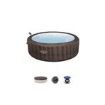 BESTWAY Lay-Z-Spa® Bali Smart AirJet™ 6001P Enerji Tasarruflu Şişme Spa Havuzu, Mobil Uygulama Kontrollü, 5-