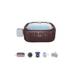 BESTWAY Lay-Z-Spa® Maldives Smart HydroJet Pro™ 6001U Enerji Tasarruflu Şişme Spa Havuzu, Mobil Uygulama Kon