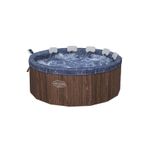 BESTWAY Lay-Z-Spa® Toronto Smart AirJet™ 6001W Enerji Tasarruflu Şişme Spa Havuzu, Mobil Uygulama Kontrollü,