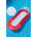 Bestway Lux Fileli Deniz Yatağı - Hydroluxe Lounge Fileli Yatak - Fileli Koltuk Yatak Şişme - Şişme Deniz Yatağı 160X84 Cm. - Kırmızı - 160 x 84 cm