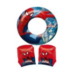 BESTWAY Örümcek Adam Spiderman Lisanslı Deniz Havuz Çocuk Can Simidi Ve Kolluk