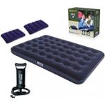 Bestway Pavillo Çift Kişilik Şişme Yatak + Pompa ve 2 Yastık Dahil 67002 BW131 - Lacivert