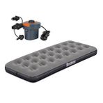 Bestway Single Tek Kişilik Şişme Yatak + Elektrikli Pompa 185x76x22cm 671gy Bw141