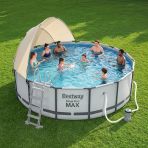 Bestway Steel Pro Max Gölgelikli Prefabrik Yuvarlak Havuz Seti 427Cm X 122Cm 5612X Bw609