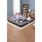 Bestway Yumuşak ve Rahat 3 Kişilik Şişme Yatak, 203X183X22 Cm, Pratik Kullanım - Seçenek 1 - Altın - Gri