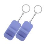 BESTYASH 2 Adet dirsek anahtarlık mini telefon üçgen standı araba telefon tutucu standı çevir anahtarlik telefon standı cep telefonu tutucusu kadınlar için ofis masası aksesuarları pvc Blue