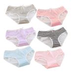 BESTYASH 6 Adet Kayıp Kadın Üçgen Külot Kadınlar Için Yay Kadın Düşük Bel Kadın Pamuklu Külot Bayan Külotu Pantaletas De Algodon Para Mujer Kız Şerit Bayanlar