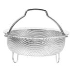 BESTYASH Paslanmaz Çelik Vapur Börek Vapur Pişirme Buharlı Pişirici Sepeti 22 Cm Sebzeli Vapur Sepeti Pirinç Erişte Rulo Vapur Takın Pot Gümüş