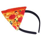 BESTYASH pizza kafa bandı pizza saç bandı pizza kostümü komik başlık gıda saç bantları cadılar bayramı başlığı kıyafet Halloween başbandı pizza başlığı kostüm saç çember keçe kumaş Orange