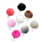 BESTYASH Tüylü Anahtarlık Peluş Kolye Anahtarlık Moda Kolye Anahtarlık Için Sevimli Tasarım