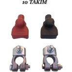 Beta (10 Takım) Kurşun Akü Kutup Başı Takımı (KORUMA KAPAKLI), Otomotiv - Marin